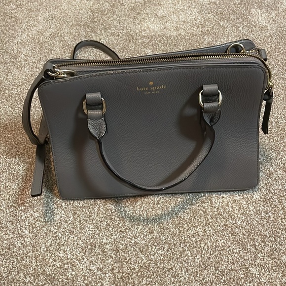 Gray Kate Spade purse - Picture 2 of 4